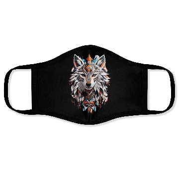 Discover Tribal Wolf Face Masks