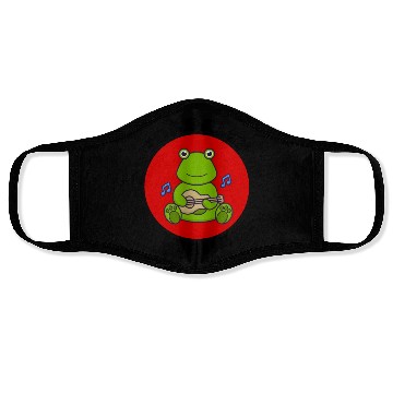 Discover Toadally Vibin Toad Pun Face Masks