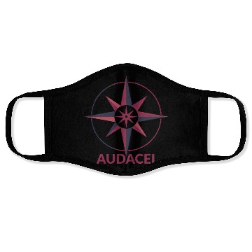 Discover Courageous Evolution: Audacei Color Logo Face Masks