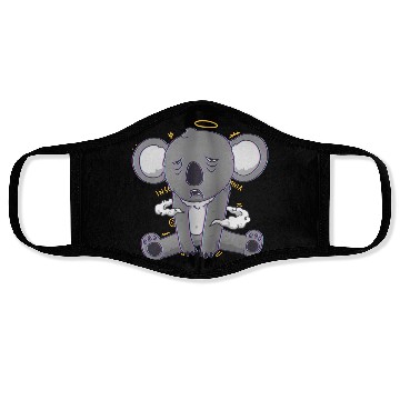 Discover insomniac koala Face Masks