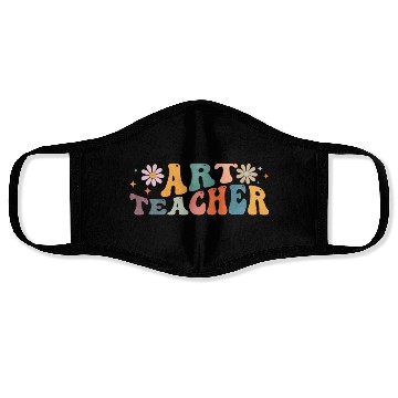 Discover Groovy Art Teacher Artist Artistic Teaching Face Masks