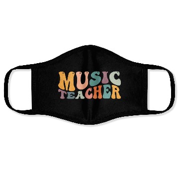 Discover Groovy Music Teacher Musician Teaching Face Masks
