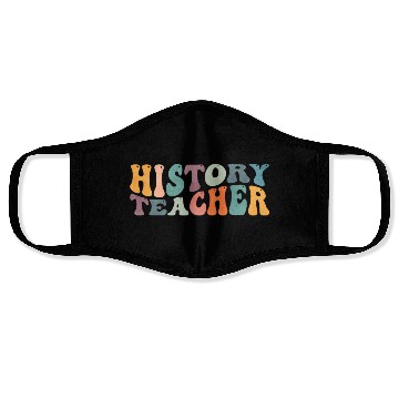 Discover Groovy History Teacher Teaching Face Masks