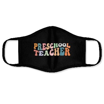 Discover Groovy Preschool Teacher Kindergarten Teaching Face Masks