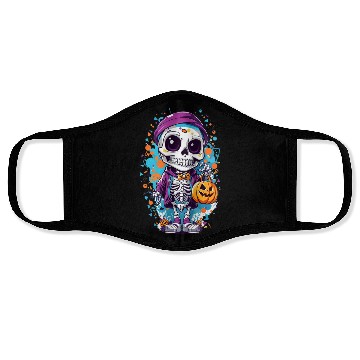 Discover Halloween fantasy skeleton Face Masks