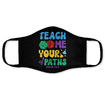 Discover VBS Crew Teach Me Your Paths Psalm 25:4 Bible Face Masks