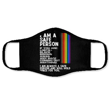 Discover LGBTQ Supporter Equality Face Masks