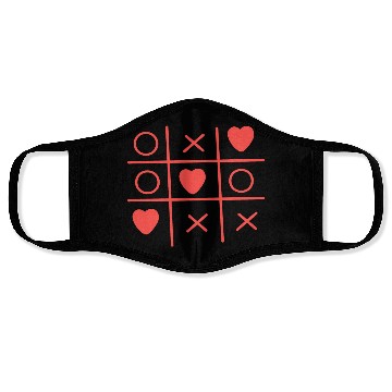 Discover Cool Valentine s Day Criss Cross Heart Face Masks