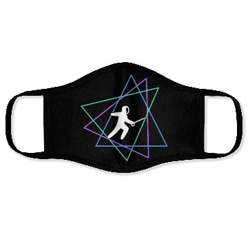 Discover Geometric Fencing Duel Face Masks