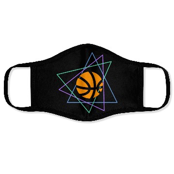 Discover Neon Basketball Energy Face Masks