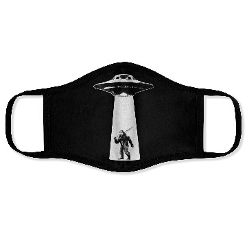 Discover Bigfoot Ufo Cryptozoology Face Masks