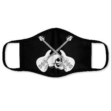 Discover Bass Guitar Bassist Skull Face Masks