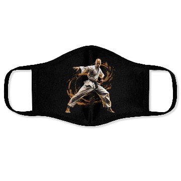 Discover Karate Taekwondo Fighter Martial Arts Face Masks