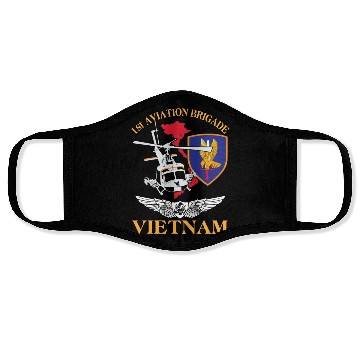 Discover 1st Aviation Brigade Vietnam Face Masks
