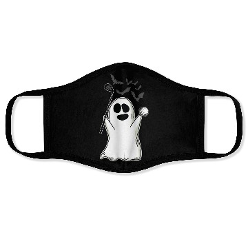 Discover Ghost Playing Golf Lazy DIY Halloween Costume Funn Face Masks