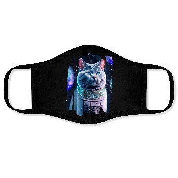 Discover Cat From Future Face Masks