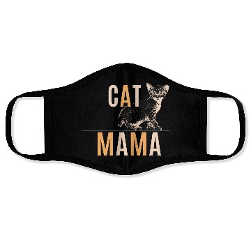 Discover Cat Mom Cute Love Face Masks