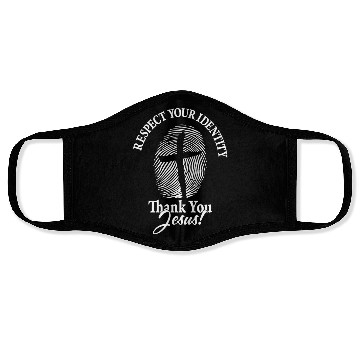 Discover Respect Your Identity Love JesusChristian Face Masks