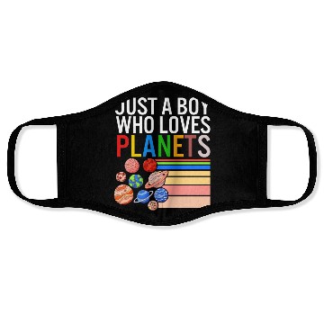 Discover Solar System Face Masks, Just A Boy Who Loves Planets