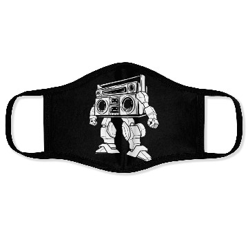 Discover Ghetto Blaster Robot Face Masks