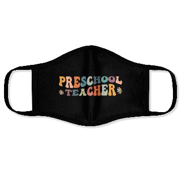 Discover Groovy Preschool Teacher Kindergarten Teaching Face Masks