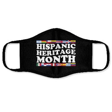 Discover Hispanic Heritage Month Funny Hispanic Spanish Face Masks