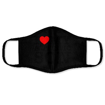 Discover I Love My Autistic Son Face Masks