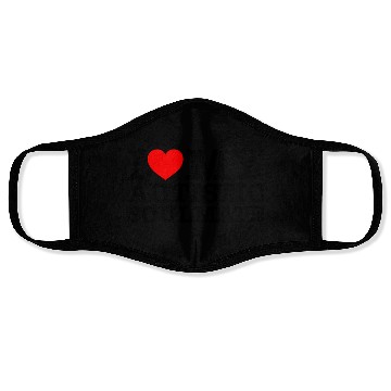 Discover I Love My Autistic Soulmate Face Masks