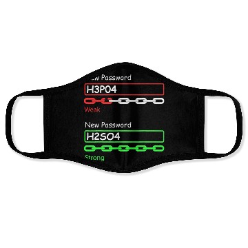 Discover Chemist - Science Teacher Student Chemistry Face Masks