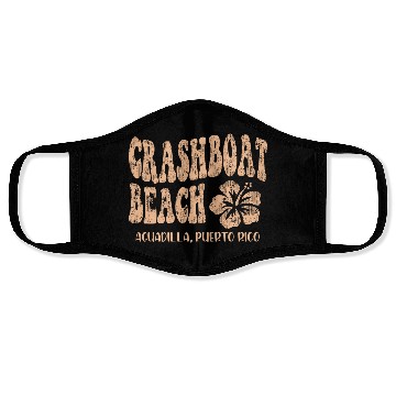 Discover Crashboat beach Aguadilla Puerto Rico Face Masks
