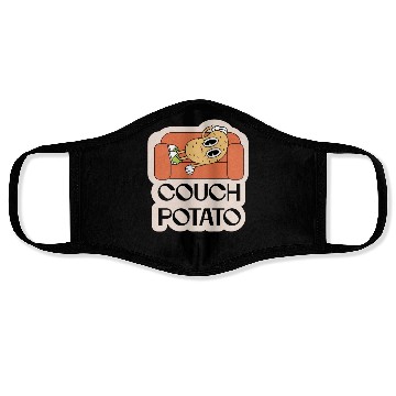 Discover Couch Potato Master... Humor Face Masks