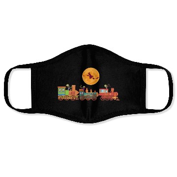 Discover Spooky Halloween Ghost Train Zombie Boo Trick Or Face Masks