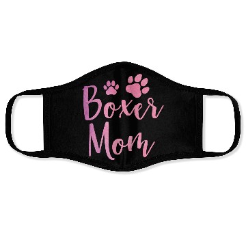 Discover Boxer Mom Cute Boxer Lover Dog Owner Face Masks