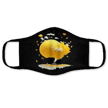 Discover yellow blimp Face Masks