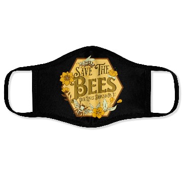 Discover Honey Bee Beekeeping Save The Bees Face Masks