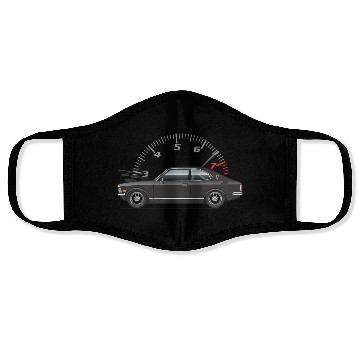 Discover Black Coupe Car Face Masks