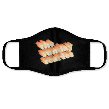 Discover Sunday Scaries Typography Face Masks