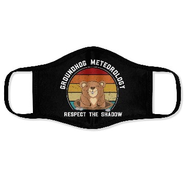 Discover Groundhog Meteorology Respect The Shadow Face Masks