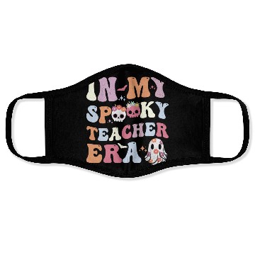 Discover In My Spooky Teacher Era Halloween Face Masks