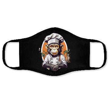Discover monkey chef Face Masks