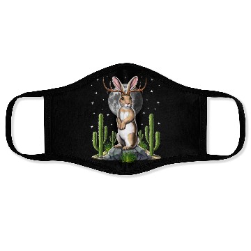 Discover Jackalope Rabbit Face Masks