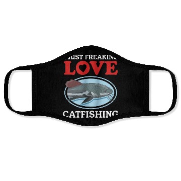 Discover Catfish Fishing Love Catfishing Face Masks