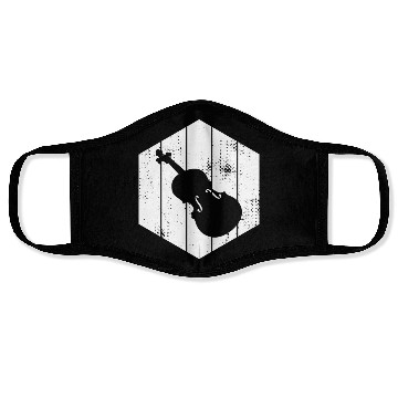 Discover Violin Sketch Face Masks