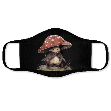 Discover Cute Mushroom Warrior Face Masks