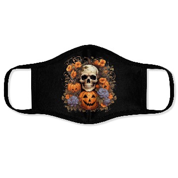 Discover Indie skull design Halloween Gift Face Masks