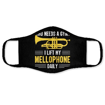 Discover Mellophonist Musical Instrument Orchestra Face Masks