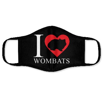 Discover Wombat Love Face Masks