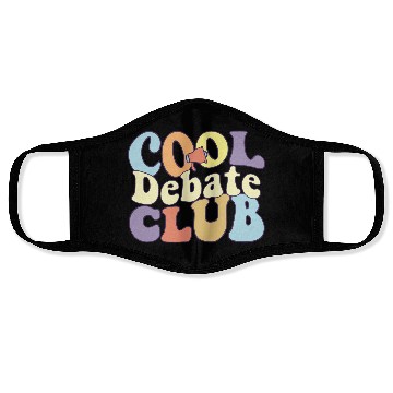 Discover Cool Debate Club Speech Squad Debate Team Student Face Masks