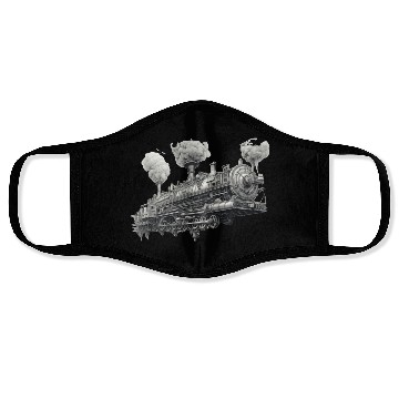 Discover Sky train Face Masks