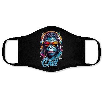 Discover Chill Gorilla Face Masks